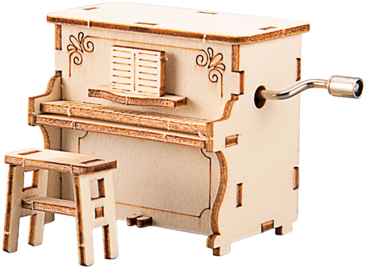 Kit de construction en bois piano à remonter