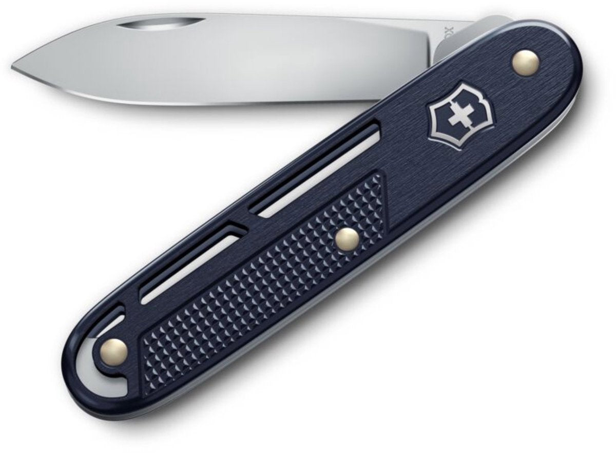Couteau de poche Victorinox onefold alox - 2 fonctions - bleu foncé