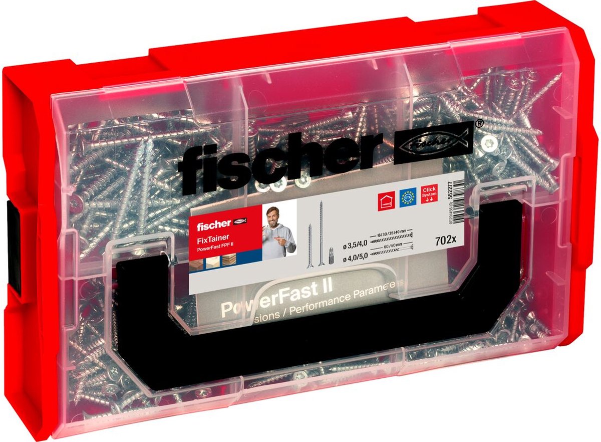 Fischer 562277 boulon à vis 700 pièce(s) kit de vis
