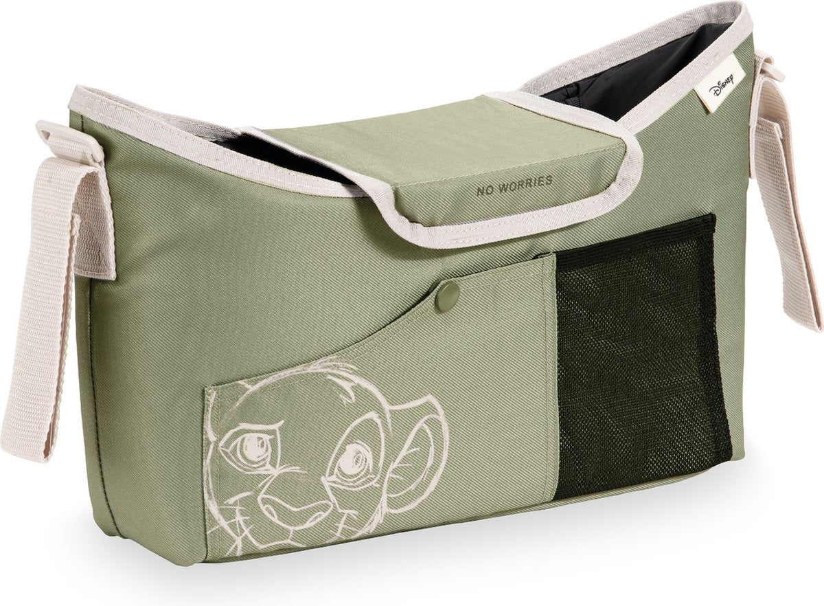 Sac pour poussette Hauck - organisateur de poussette - simba olive