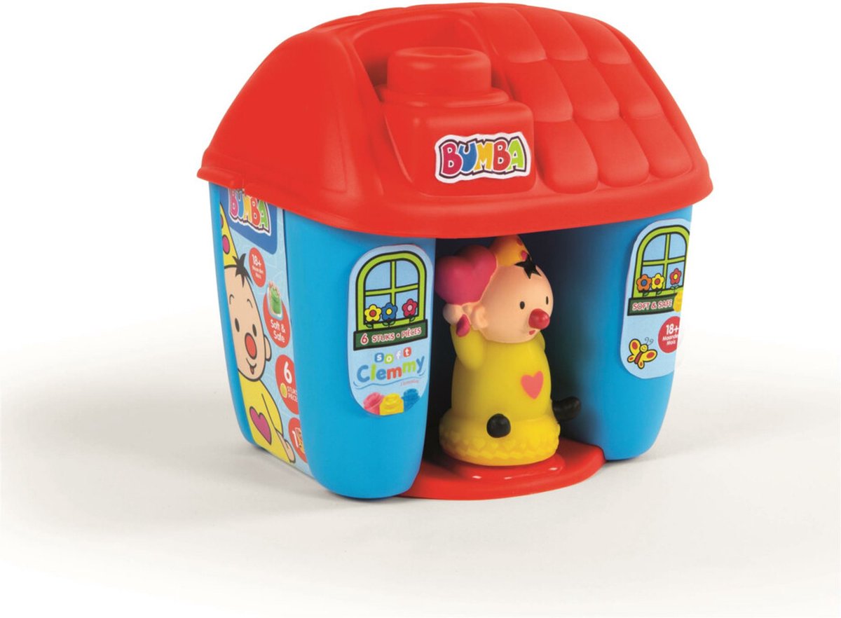 Clementoni - clemmy, bumba bucket - blocs pour enfants, jouets de construction pour bébés - 6-36 mois