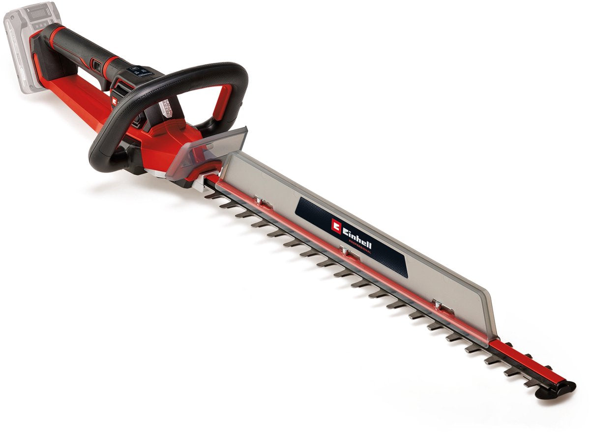 Taille-haie professionnel à batterie Einhell gp-ch 18 61 li bl solo - power x-change - 18 v li-ion - moteur sans balais - longueur de coupe : 61 cm - espacement des dents : 26 mm - poignée rotative - excl. batterie et chargeur