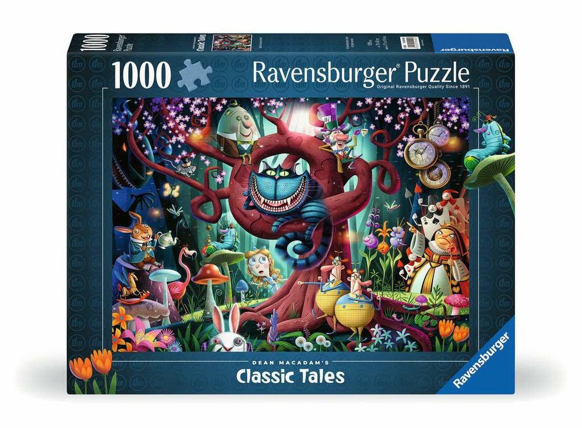 Ravensburger puzzle Alice au pays des merveilles 1000 pièces - adultes.