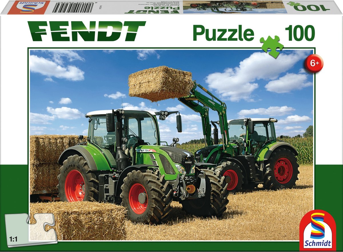 Série Fendt - puzzle 100 pièces - thème tracteur