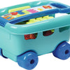 Blocs de construction Ecoiffier dans le wagon de stockage, 30dlg.