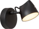 Lucide milne - applique - LED dimmable - 1x8w 2700k - noir