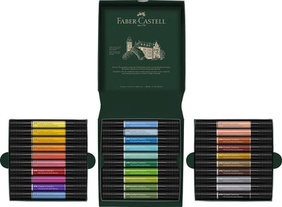 Stylo à dessin Faber-castell - stylo d'artiste Pitt - marqueur duo - 30 pièces - fc-162030