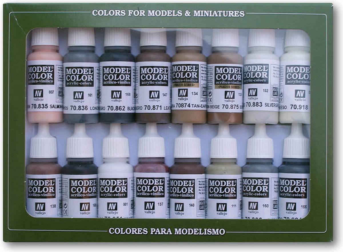 Couleur modèle Vallejo - ensemble de couleurs équestres - - val-70144