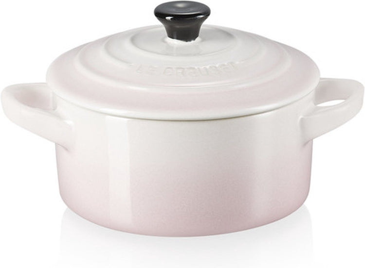 Le creuset - faïence - mini cocotte 10cm 0,25l coquillage rose