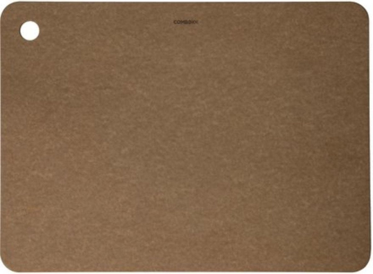 Planche à découper Combekk - papier 100% recyclé - sans microplastique - antibactérien - passe au lave-vaisselle - 28 x 38 cm - naturel