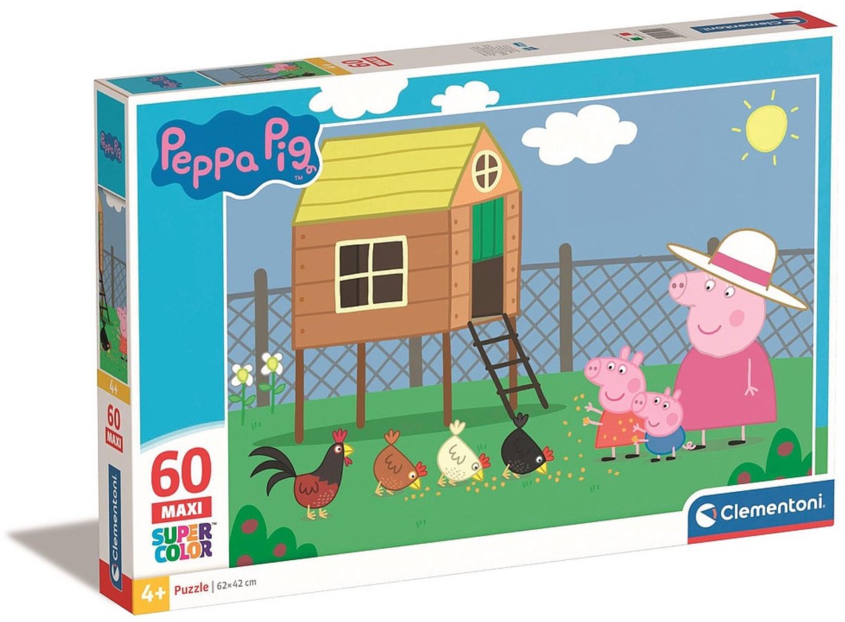 Clementoni Maxi Puzzle - Peppa Pig, 60e.