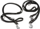 Beeztees - laisse pour chien - cuir - noir - 200x18 cm