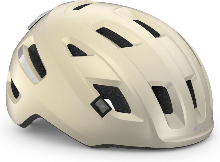 Avec casque de vélo e-mob hommes femmes - casque de vélo e bike adultes - taille l (58-61cm) - nta8776 - glace vanille
