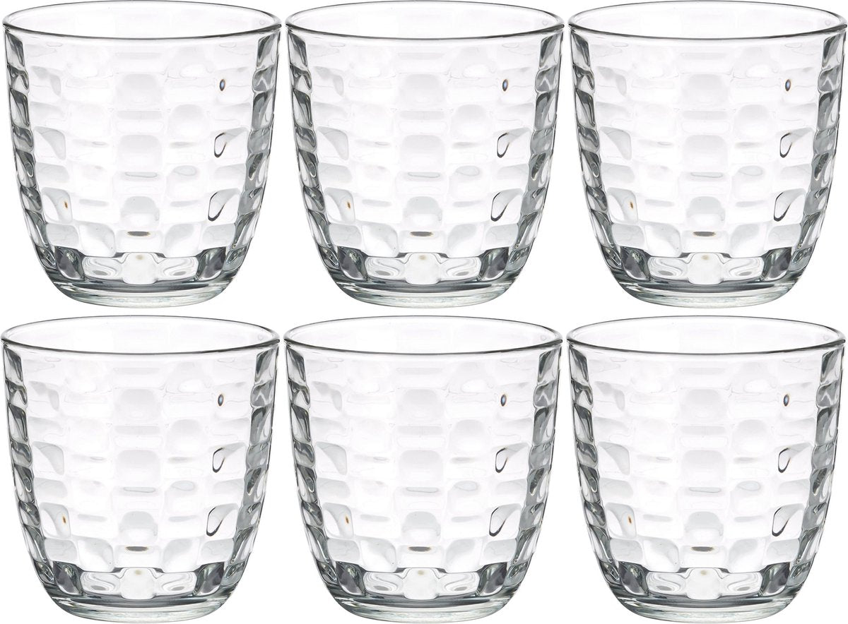 Bormioli rocco - verre à eau mat 29,5 cl (6 pièces)