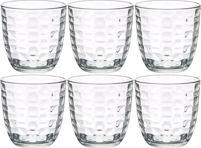 Bormioli rocco - verre à eau mat 29,5 cl (6 pièces)