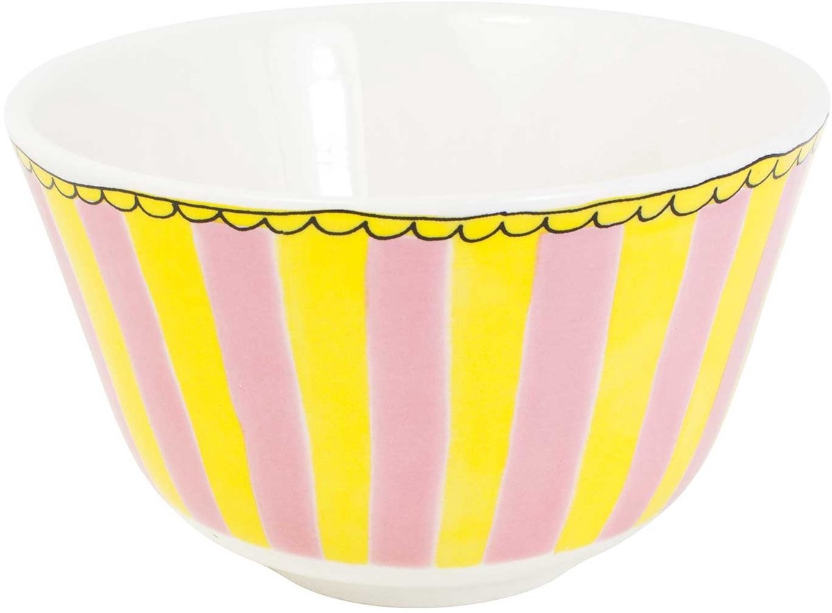 Blond Amsterdam - rattrapage - bol - rayure - ø 14 cm