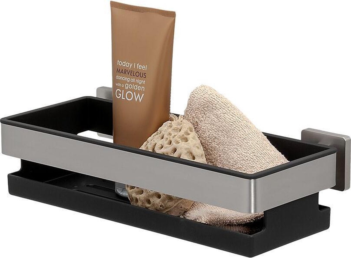 Tiger dock - support de douche - panier de douche - acier inoxydable brossé