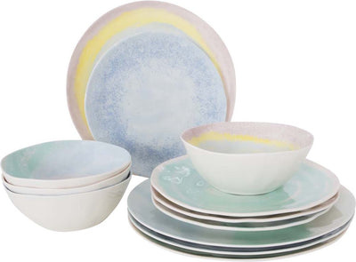 Bo-camp - pastel - vaisselle - barfleur - 12 pièces