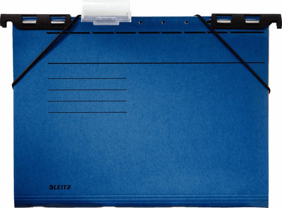 Dossier suspendu Leitz alpha® Divide it up - 6 compartiments - bleu