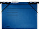 Dossier suspendu Leitz alpha® Divide it up - 6 compartiments - bleu