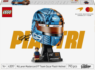 Éditions Lego 43017 Casque McLaren Mastercard F1 Team par Oscar Piastri
