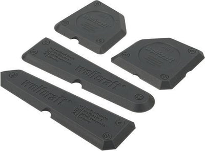 Wolfcraft - kit jeu de spatules - 4 pièces - kit fer - 4330000