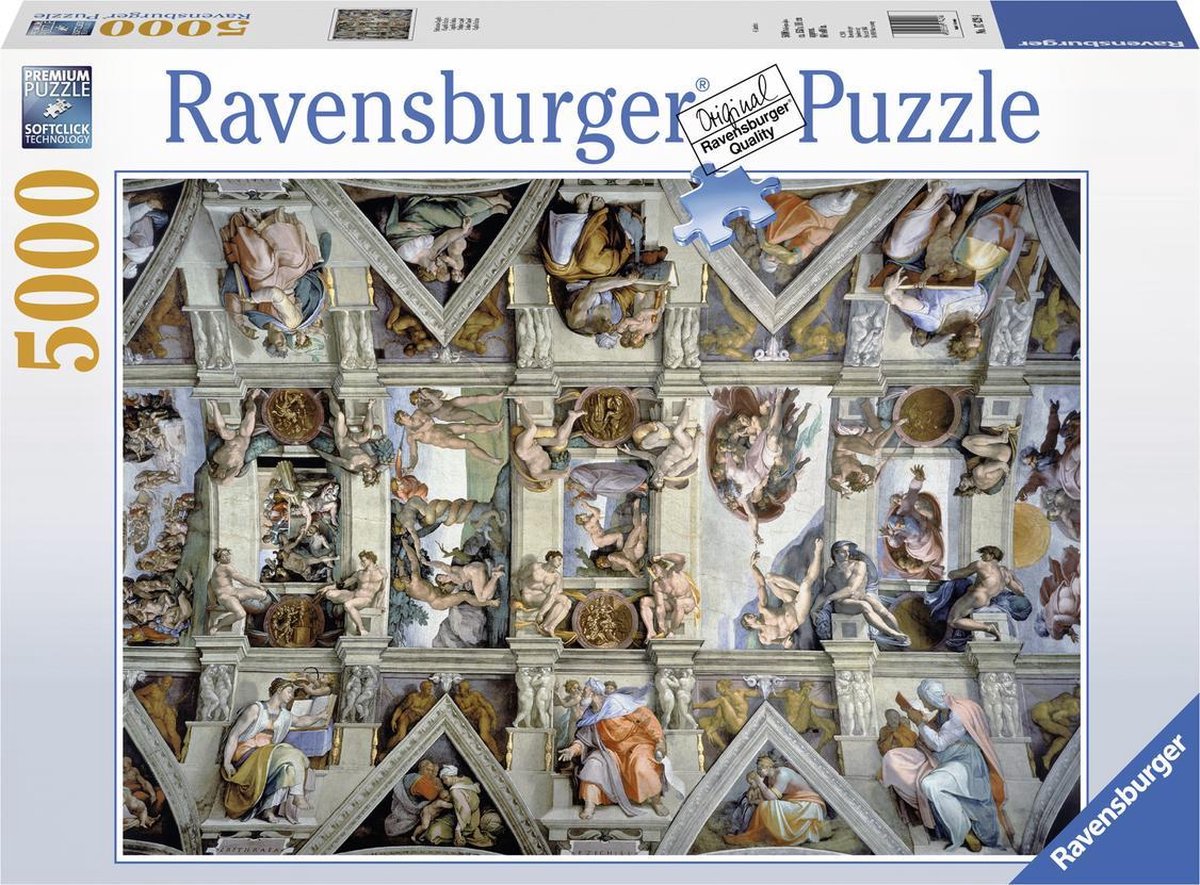Ravensburger Jigsaw Puzzle de Sixtin Chapel, 5000st.