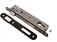 Cylindre profilé de serrure de porte étroite sans marque sans marque 90×22mm - distance de verrouillage 90mm - plaque frontale noire