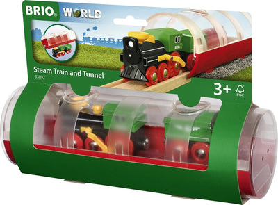 Train à vapeur Brio tunnel - 33892