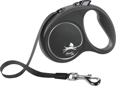 Flexi Rollijn bande design noire bleue