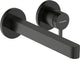 Hansgrohe finoris - mitigeur lavabo à encastrer - commande monocommande - avec bouchon de vidange - 228 mm - chrome noir brossé