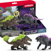 Schleich Eldrador Shadowlynx contre Rock Breaker