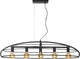 Lucide dikra - lampe suspendue - 5xe27 - noir