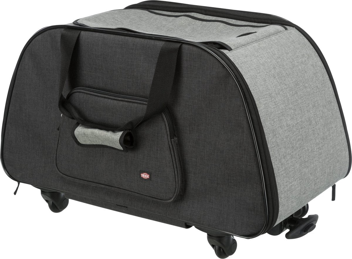 Trixie Travel Basket Trolley Black Gris clair