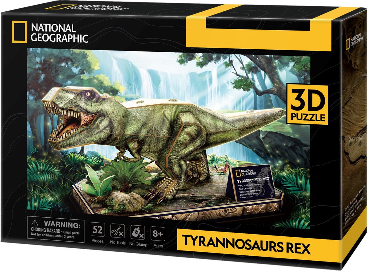 Puzzle 3d Fun Cubic National Geographic T-REX