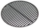 Grille de gril moderne en fonte - ronde