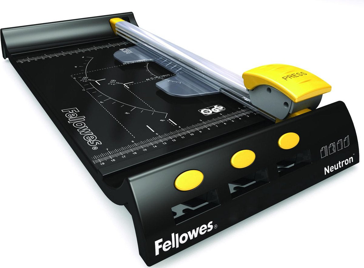 Fellowes coupe-papier neutron - A4 - machine de découpe en rouleau - jusqu'à 10 feuilles
