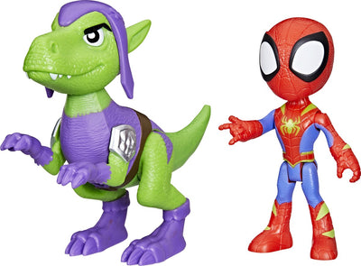Hasbro Spidey et ses incroyables amis Hero Dino Webs jouent des figurines