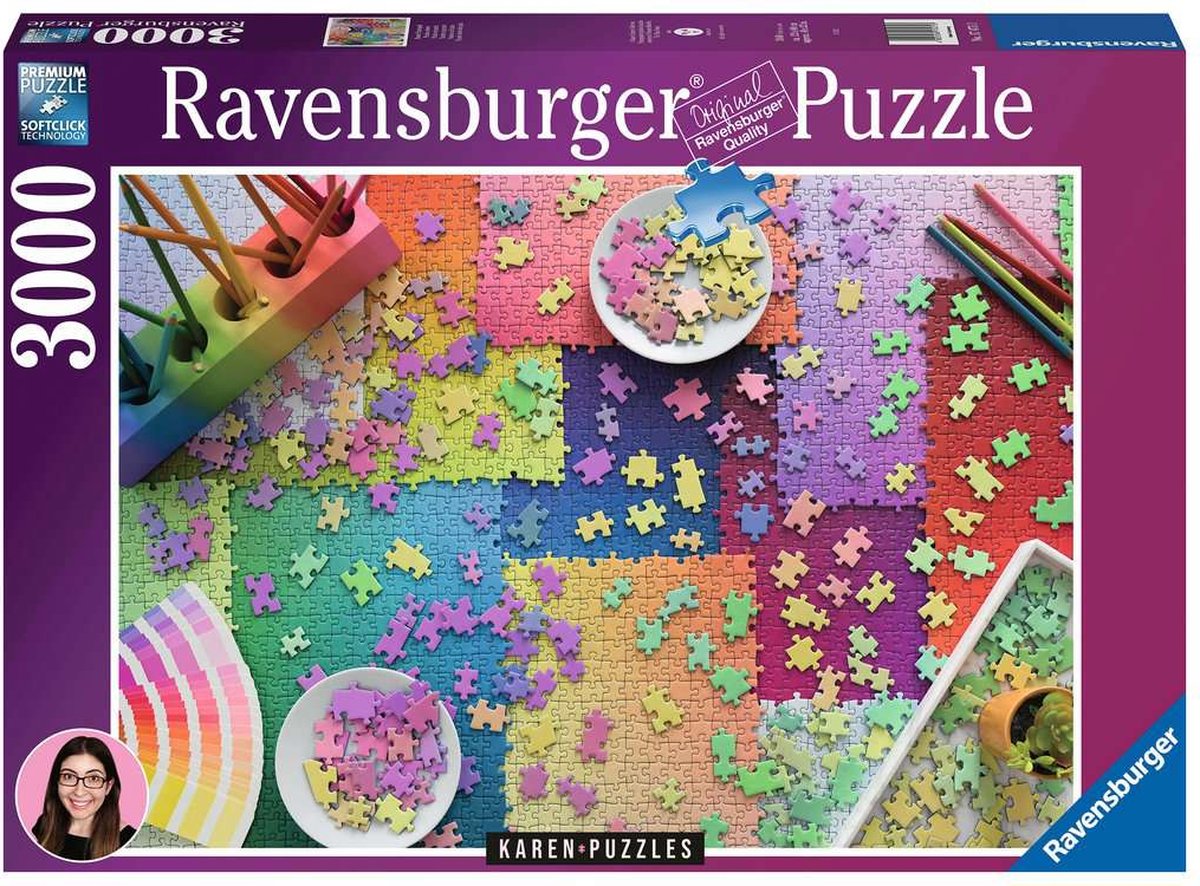 Ravensburger Jigsaw Puzzle Karen Puzzles on Puzzles, 3000st.