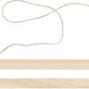 Pendentif affiche en bois pour format A4.