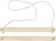 Pendentif affiche en bois pour format A4.