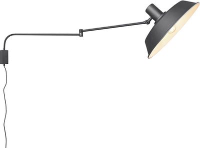 Borne Trio - applique - noir mat - excl. 1x E27 4,9 W - ne convient pas pour variateur externe