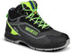 Sparco chaussures de travail s3s - indy-he ranger - noir vert — noir — 44