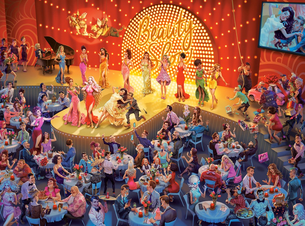 Castorland Puzzle Beauty Show - Puzzle de 2000 pièces.