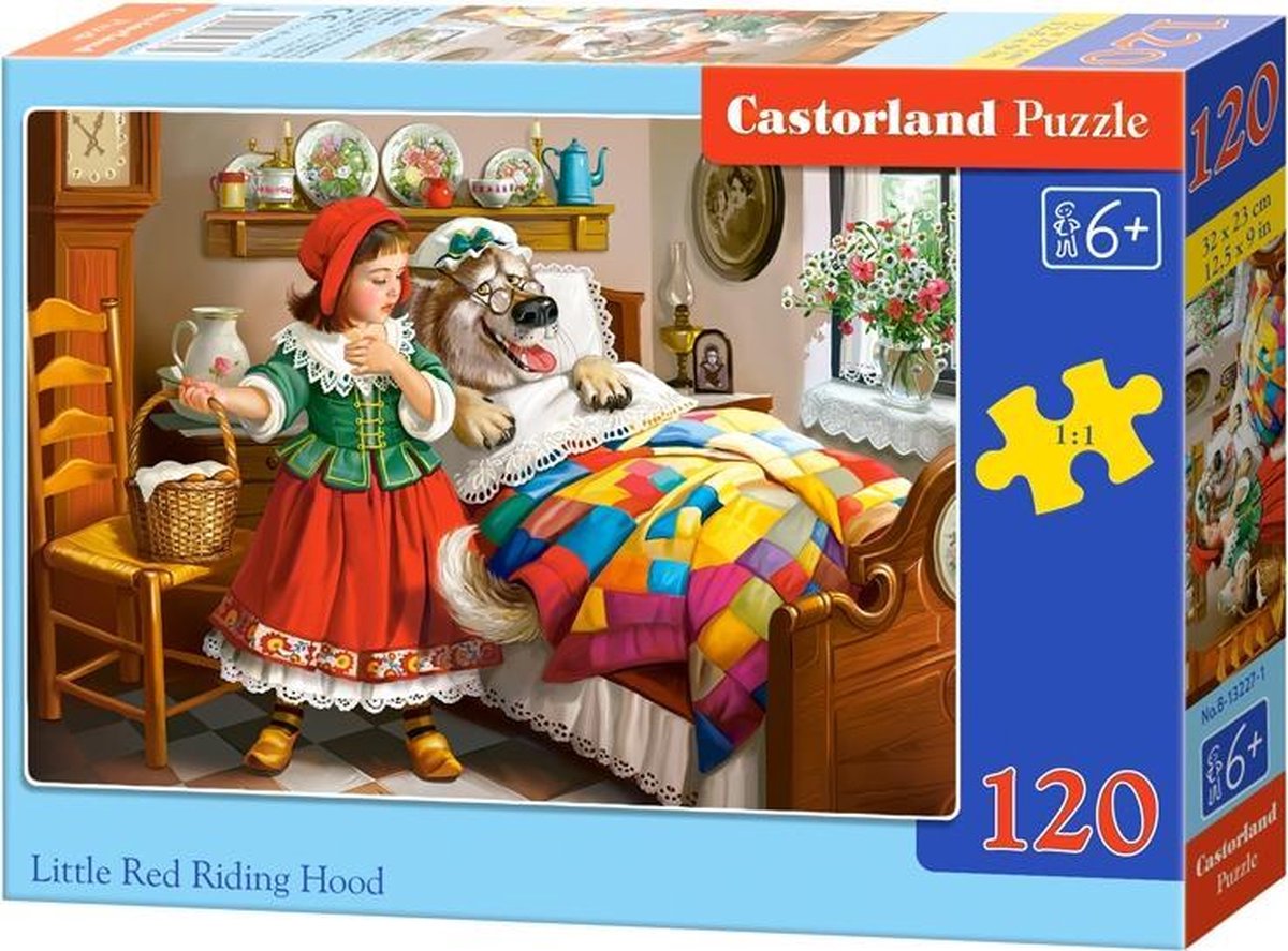 Castorland le petit chaperon rouge - 120 pièces