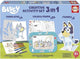 Coffret créatif Educa - - décoration et modelage de personnages bluey - 3 activités pour les 3 ans