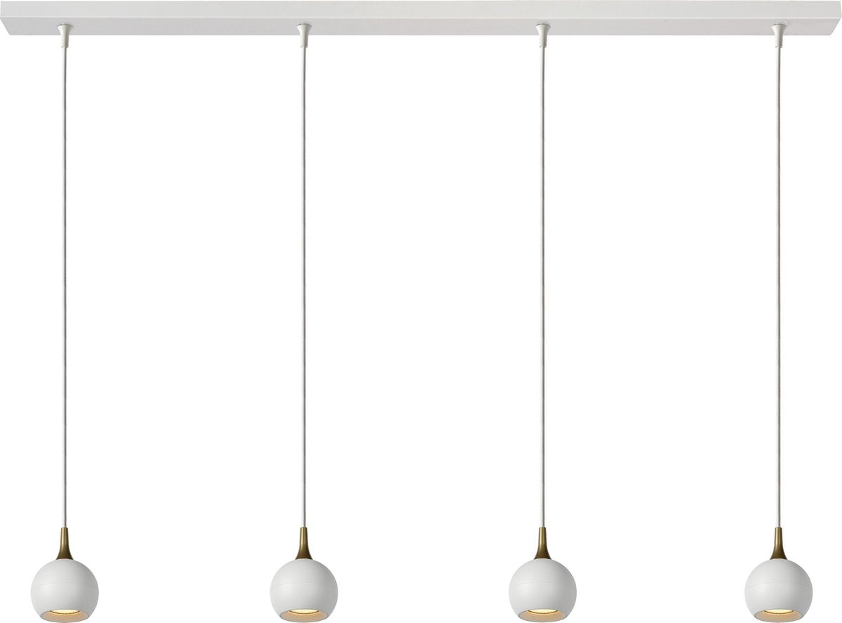 Lucide favori - lampe suspendue - 4xgu10 - blanc