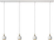Lucide favori - lampe suspendue - 4xgu10 - blanc