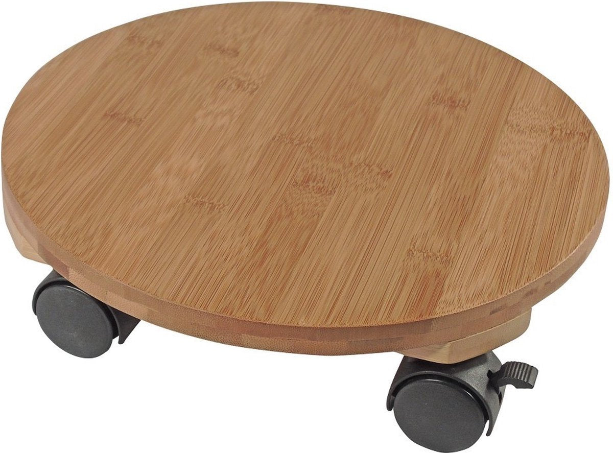 Nature Nature Plant chariot Round Ø30 cm BPC brun