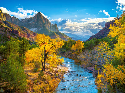 Puzzle Castorland Parc National de Zion Automne USA - Paysage 3000 pièces.